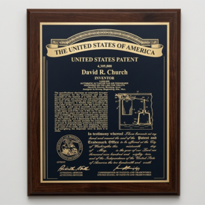 Traditional Style Patent Plaque